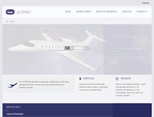 Tablet Screenshot of jetpro.com.mx
